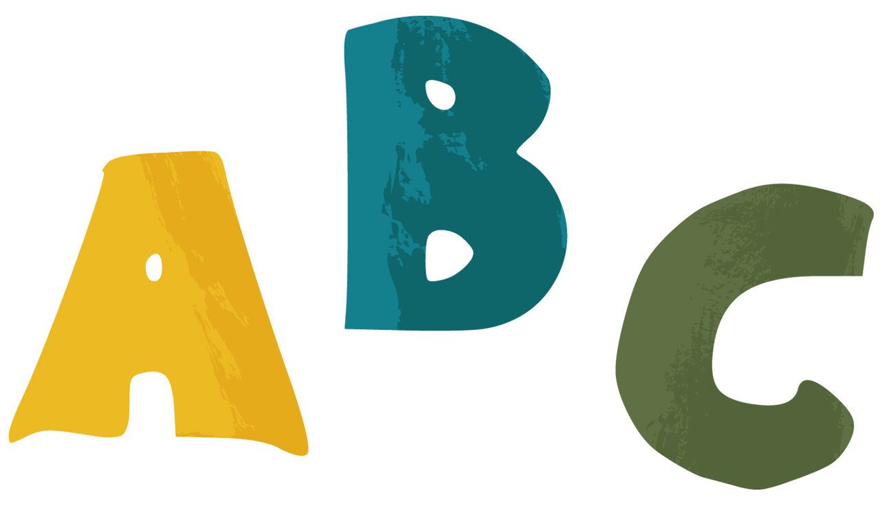 ABC bunte Buchstaben