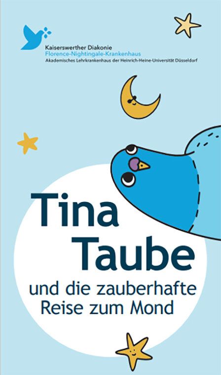 Cover der Broschüre Tina Taube und die zauberhafte Reise zum Mond