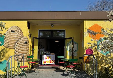 Eingang des Bienenmuseum Duisburg