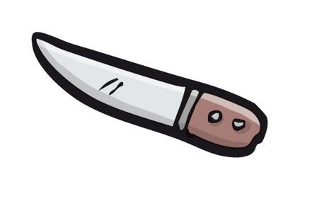 Illustration von einem Messer