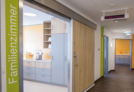 Flur der Entbindungsstation des Evangelisches Krankenhauses  Mettmann