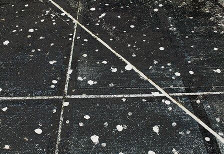 Kaugummis auf Bürgersteig