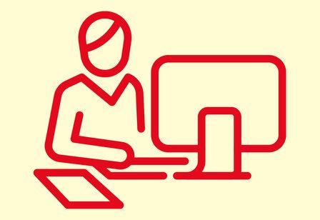 Icon Männchen am Computer