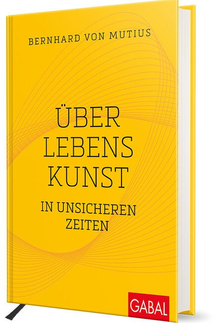 Über Lebenskunst, Buch von der Seite fotografiert
