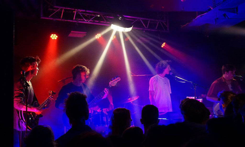 Bühnenauftritt im Rahmen des Akki Newcomer Festivals in Kooperation mit dem zakk.