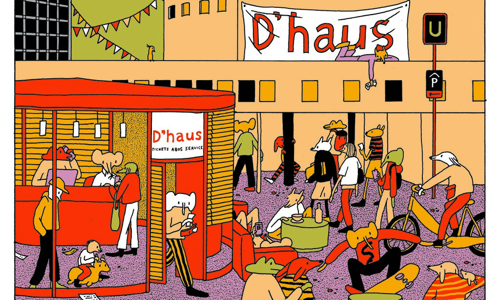 Comic zum Tag der offenen Tür des Schauspielhauses