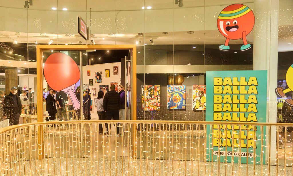 Balla Balla Ping Pong, Pop-up-Store im Düwell