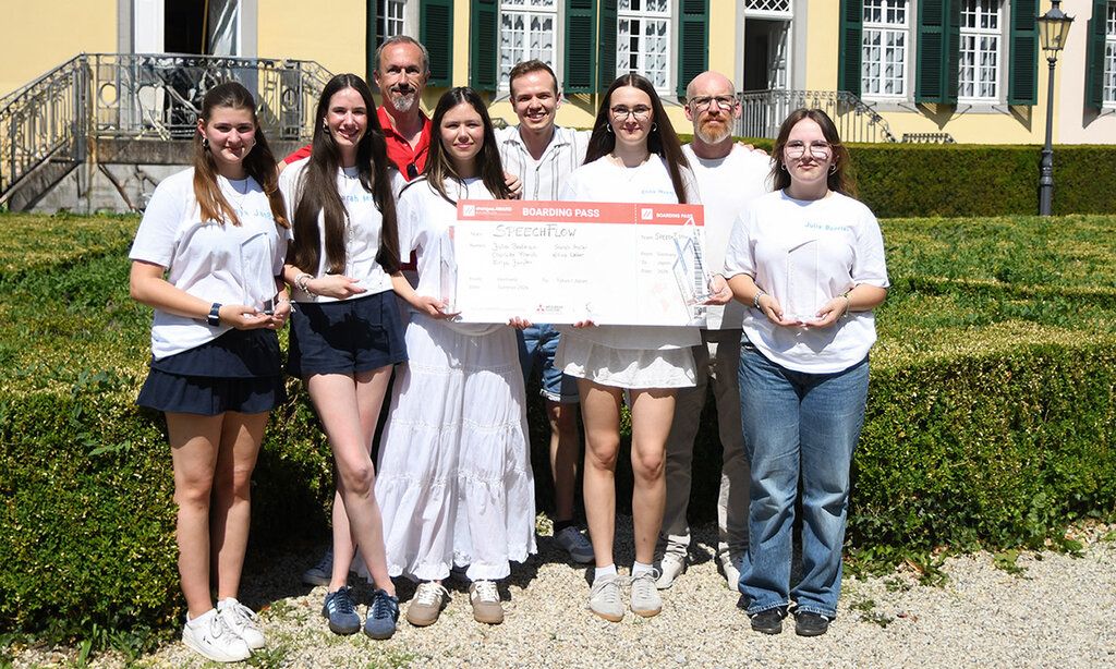 Das Gewinnerteam des changes.AWARD 2025 des Kopernikus-Gymnasiums aus Ratingen