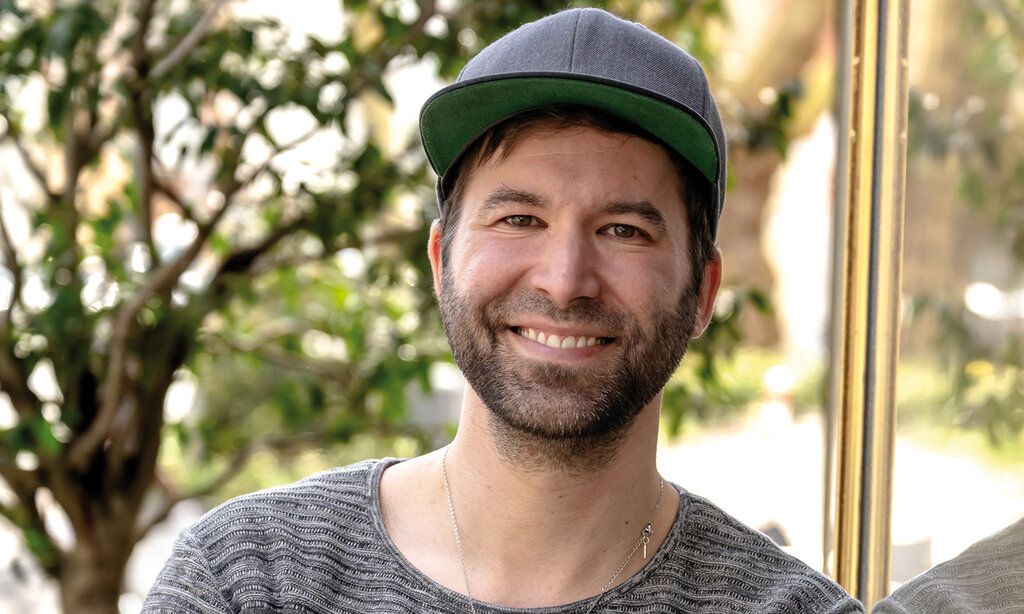 Porträt des Musikers enkelson.