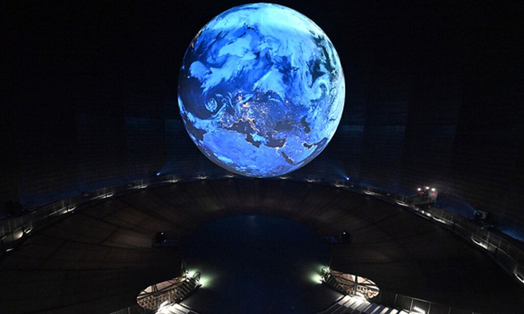 Ansicht der Erde aus dem All