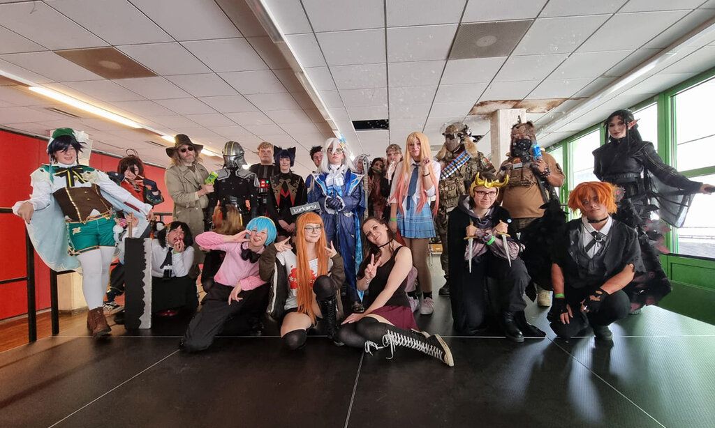 Gruppenbild Cosplayer
