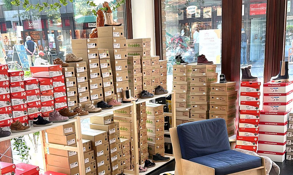 Kinderschuhgeschäft Herzkönigin von innen