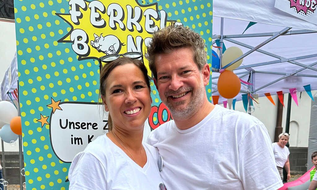 Jugendbauftragte der Ferkelbande Stefanie Bien und Tim Woodroffe