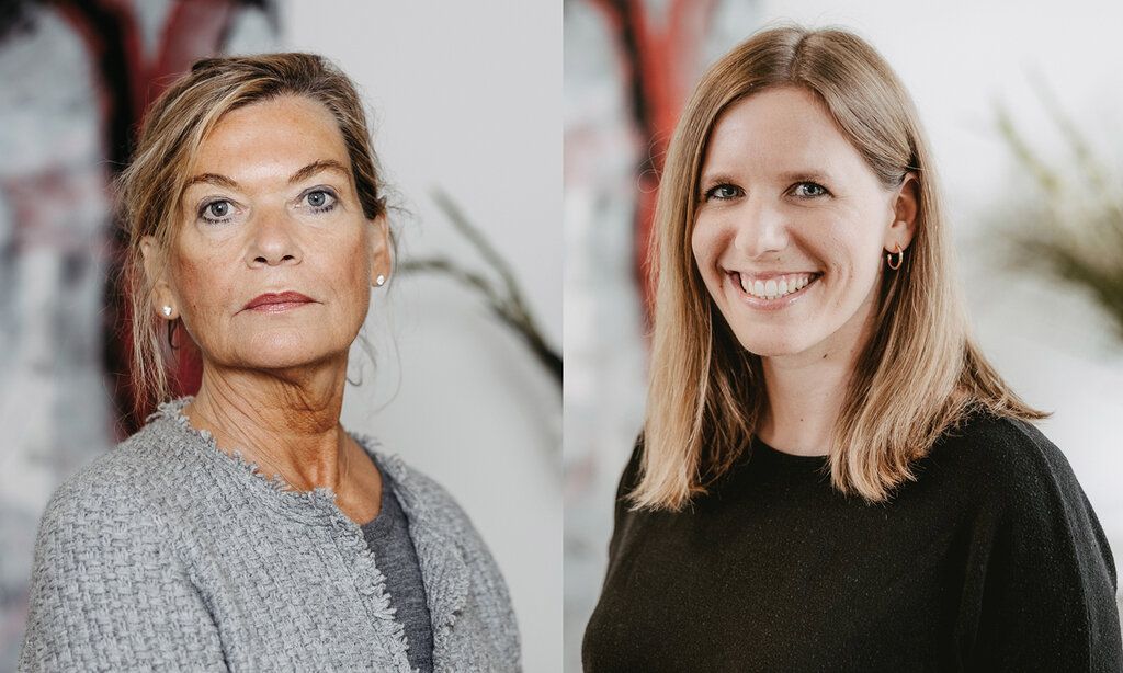 Porträts von Jutta Rechter Lisa Graf  vom KiND VaMV Düsseldorf e. V.