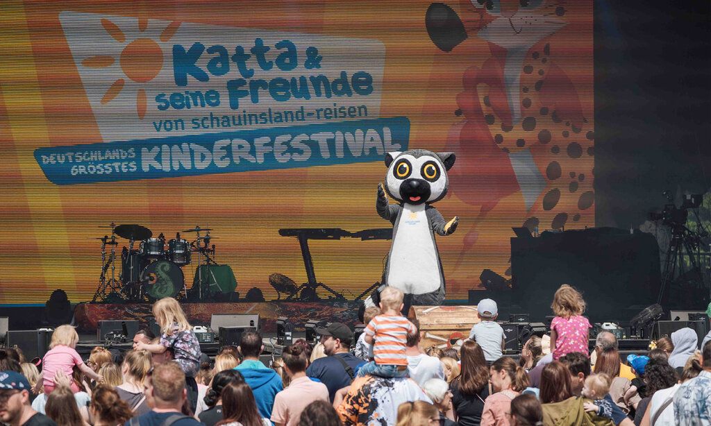 Blick auf die Bühne des Katta Festivals
