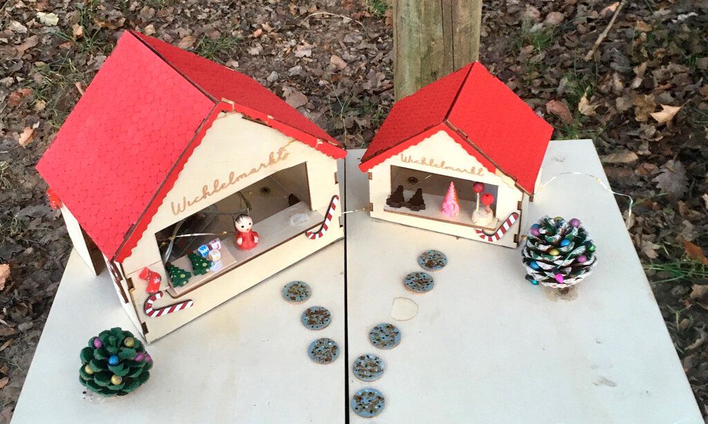 Zwei kleine Häuschen