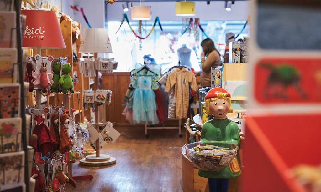 Ladenlokal Spielschiff von innen