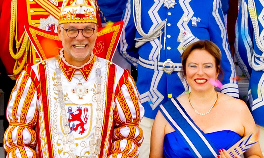 Porträt des Prinzenpaares Melanie und Uwe