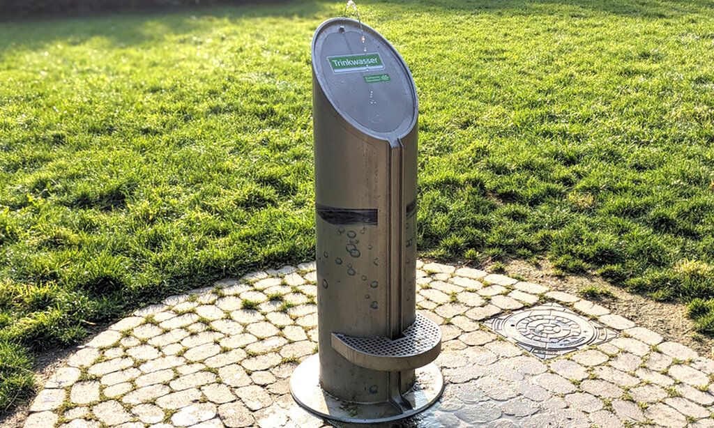 Trinkbrunnen am Kolpingplatz in Düsseldorf