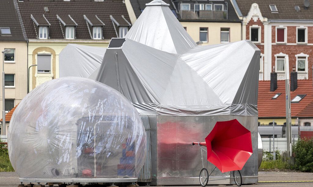 UFO in Düsseldorf-Gerresheim (Glasmacherviertel)