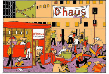 Comic zum Tag der offenen Tür des Schauspielhauses