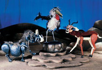 Warzenschwein Marabu und Gazelle aus Norbert Nackendick