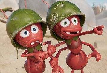 Szene aus dem Film Arnie & Barney retten das Wasser