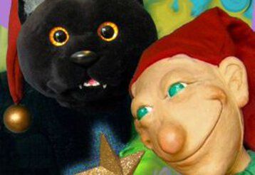 Die Puppenbühne Bauchkribbeln mit „Dreimal schwarzer Kater“.