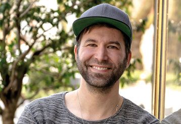 Porträt des Musikers enkelson.