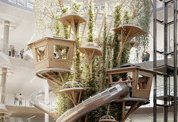 Exploradom Innenraum