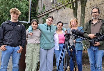Gruppenfoto des Filmteams