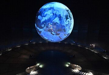 Ansicht der Erde aus dem All