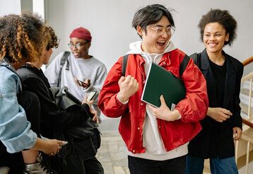 Gruppe von Jugendlichen