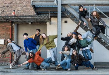 Gruppenfoto der Jugendkompanie Tracks