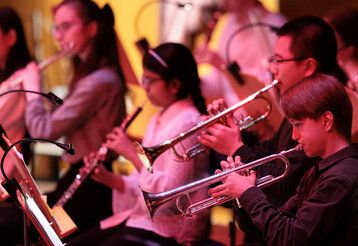 Musiker des Jugendorchesters der Tonhalle