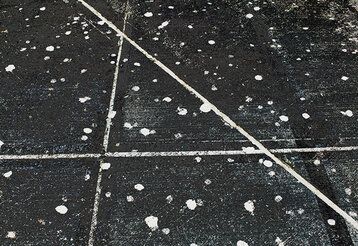 Kaugummis auf Bürgersteig