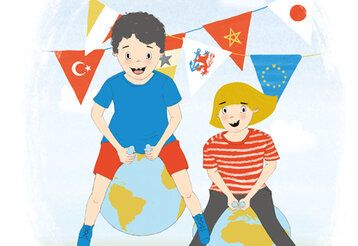 Illustration zum Thema Kinderrecht auf Identität