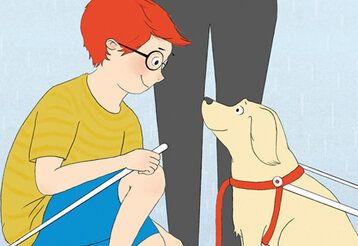 Illustration zum Thema Kinderrecht auf Inklusion 