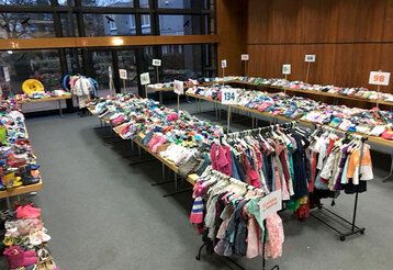 Impression vom Kindersachenflohmarkt Hilden