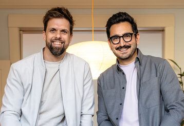 Porträt der Kinderärzte Florian Babor und Nibras Naami