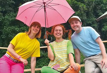 Szene aus Theaterstück Pippi Langstrumpf – wie alles begann
