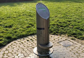 Trinkbrunnen auf dem Kolpingplatz in Düsseldorf