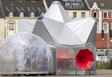 UFO in Düsseldorf-Gerresheim (Glasmacherviertel)