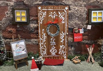 gebasteltes Wichteltürchen