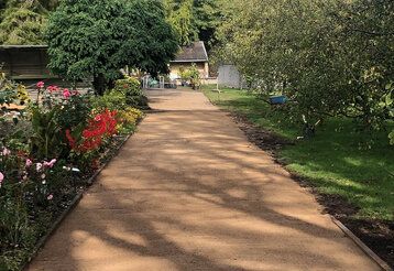 Weg im Zentralschulgarten