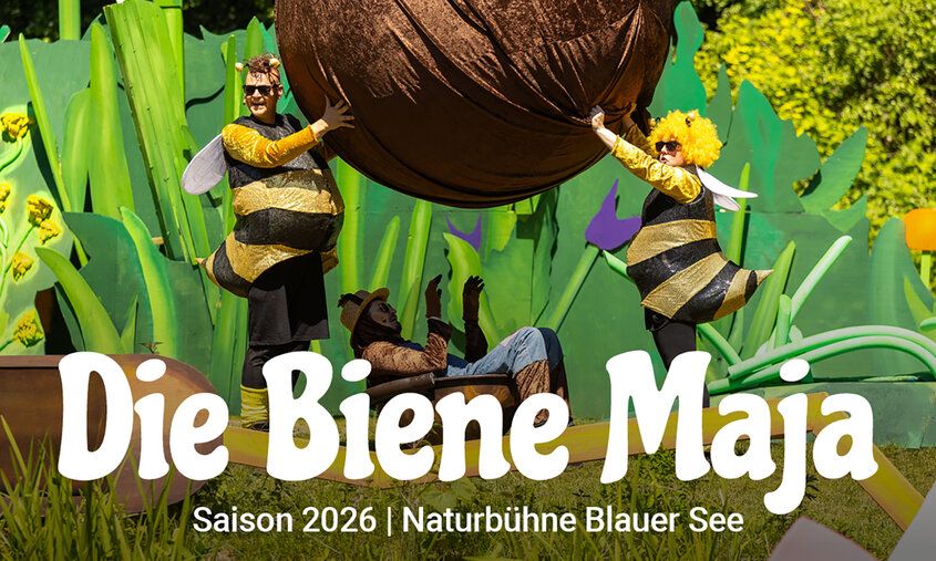 Szene aus Biene Maja auf der Naturbühne Blauer See