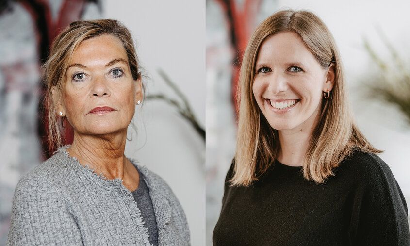 Porträts von Jutta Rechter Lisa Graf  vom KiND VaMV Düsseldorf e. V.