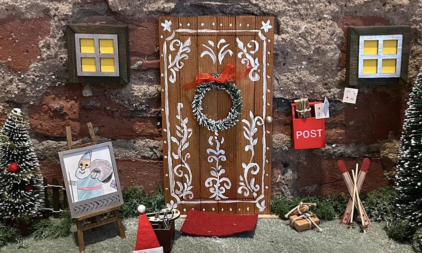 gebasteltes Wichteltürchen