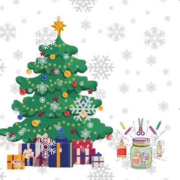 Weihnachtsbasteln im Bühnenatelier