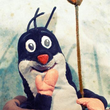 Puppe: der kleine Maulwurf
